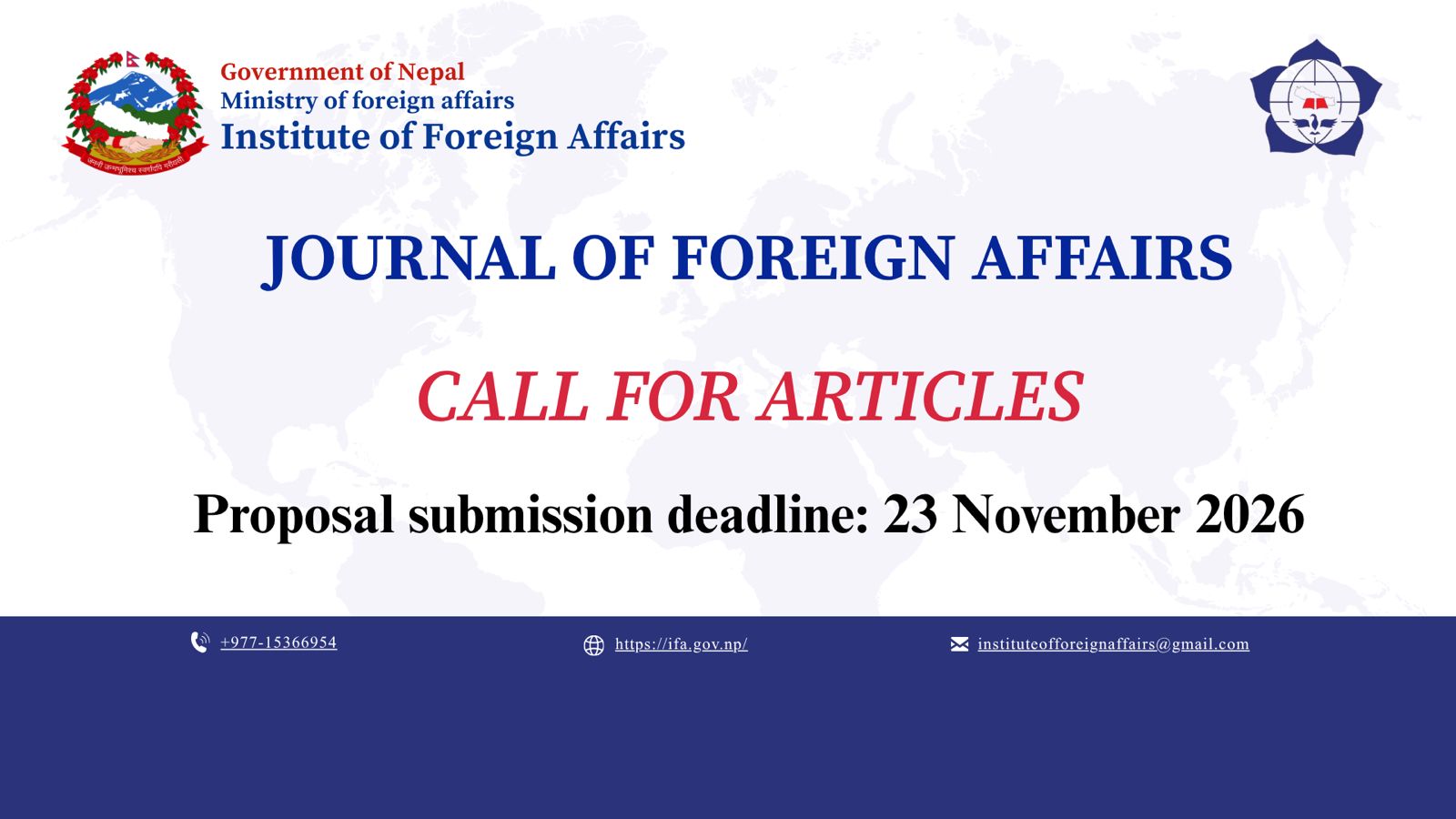 JoFA- Call for Articles