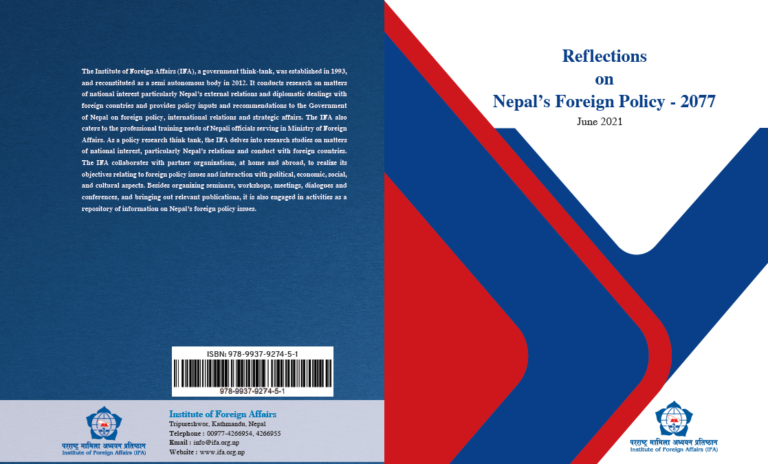 Reflections on Nepal’s Foreign Policy - 2077 June 2021
